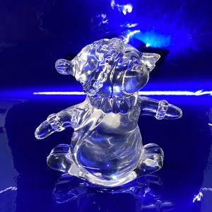 “PERRY” The Penguin! Crystal Glass!